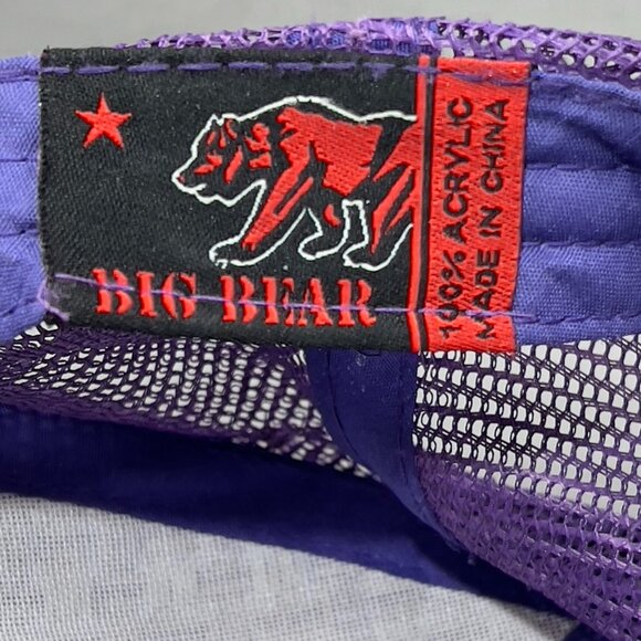 Big Bear Rodeo Snapback Hat Cap Trucker Mesh Straw Weave Western Cowboy Womens - Picture 10 of 14